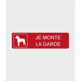 AUA SIGNALETIQUE Cartello Proprietà Privata – Attenzione Cane In Guardia, 150x105 Mm, Alluminio Dibond 3mm