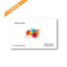 Imprimerie - Cards de visite au format 85 x 55 mm