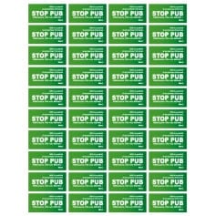 Stickers STOP PUB par 50