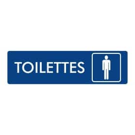 Plaque signalétique "Toilettes Homme"