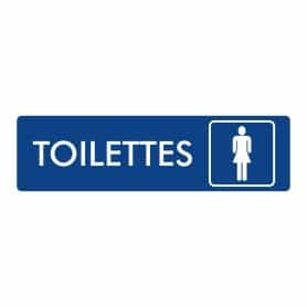 Plaque signalétique "Toilettes Femme"