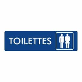 Plaque "Toilettes Homme-Femme"