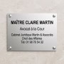 Plaque Aluminium 30 x 20 cm 6 lignes