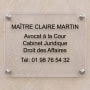 Plaque Plexi Transparent 40x30cm / 6 lignes