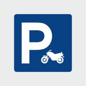 Signalétique parking Parking Moto - 2 roues