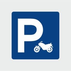 Signalétique parking Parking Moto - 2 roues